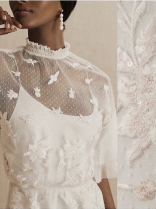 BHLDN Sachin + Babi Wedding Gown Avila Size 4 - Picture 2 of 10